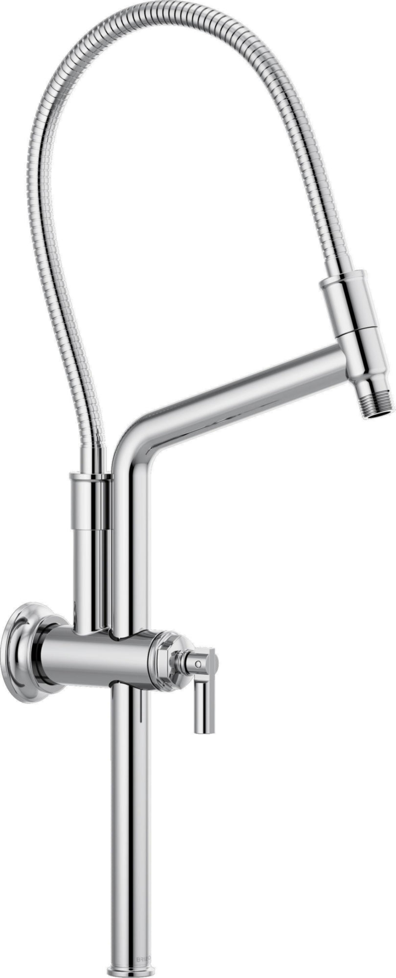 HEIGHT ADJUSTABLE SHOWER ARM AND FLANGE