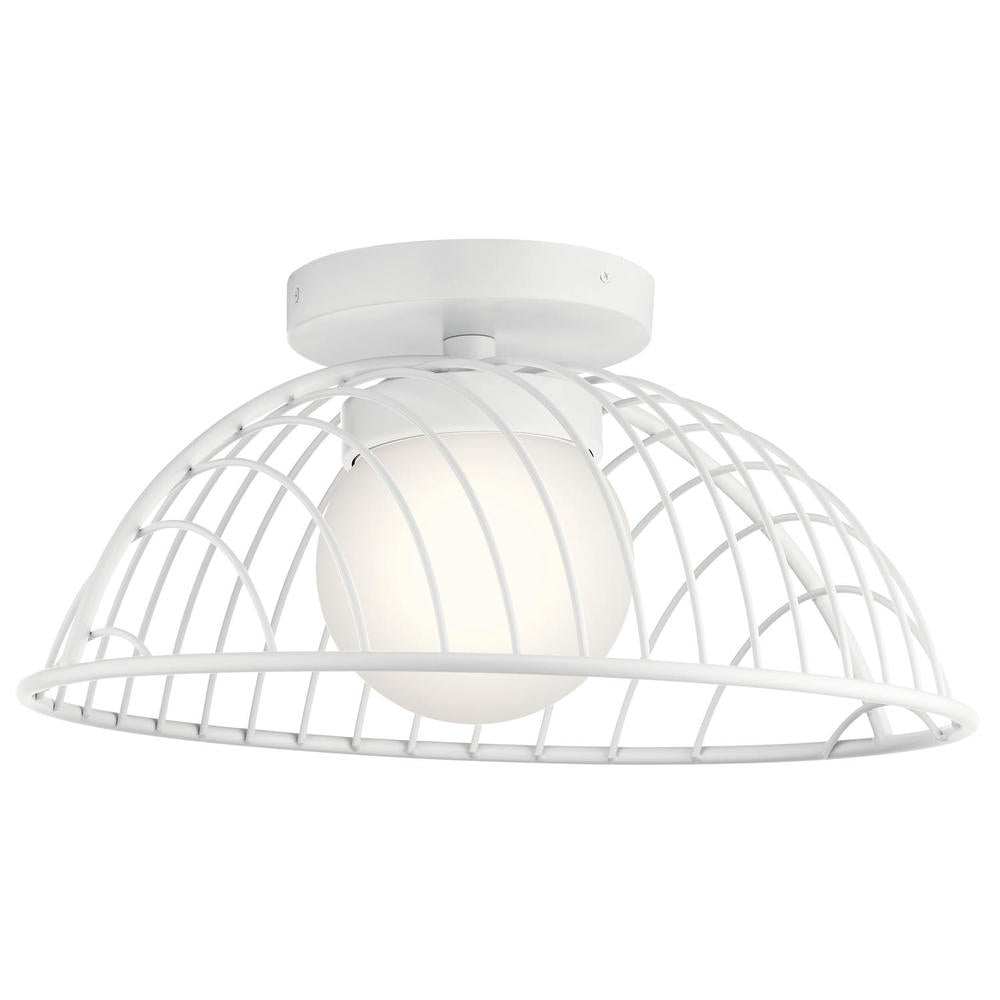 Clevo??LED 3000K 18" Semi Flush White