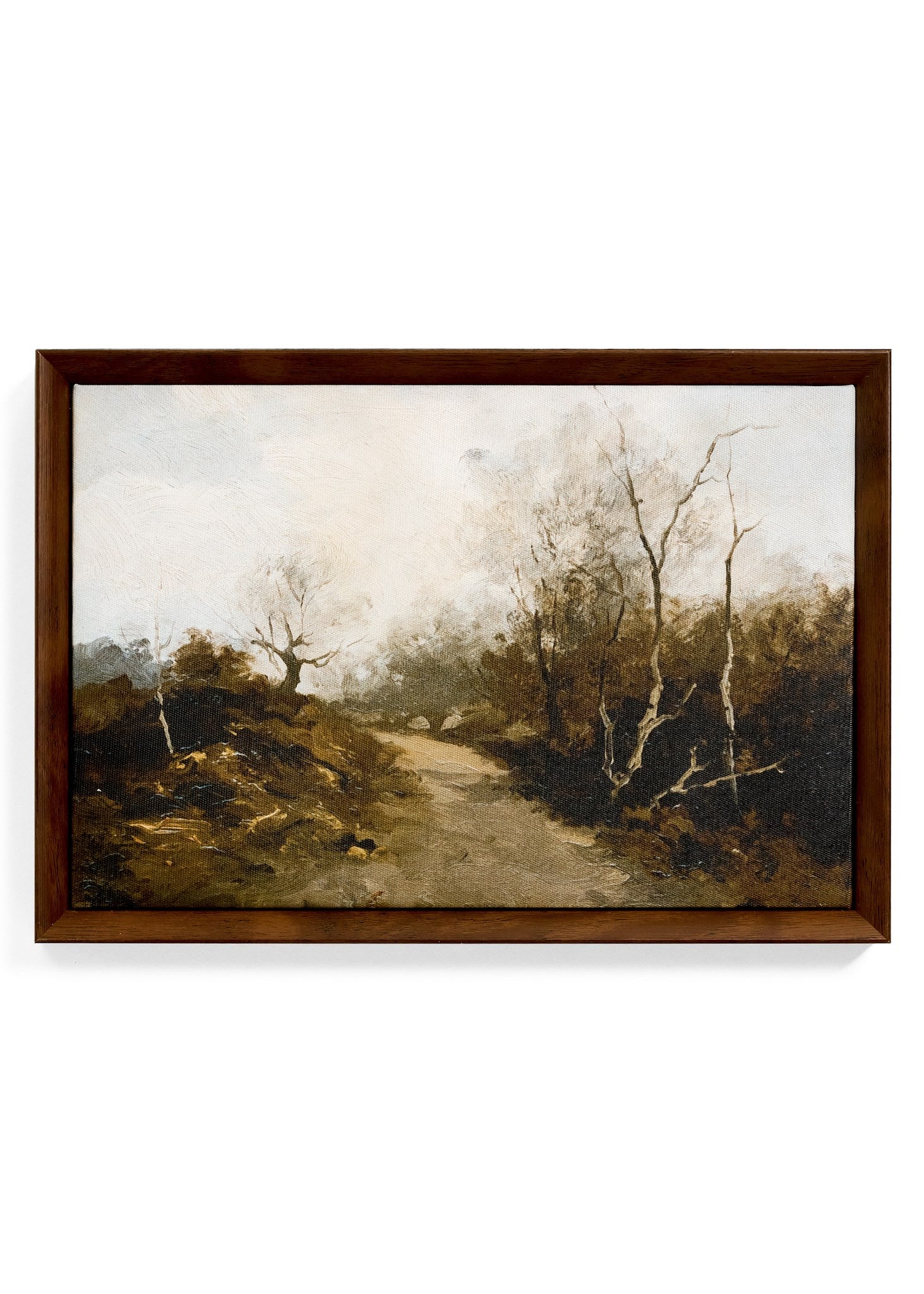 Wall Art Framed Canvas Path Forest