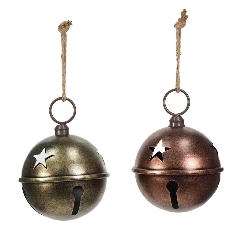 Round Star Bell (2 Colours & 3 Sizes)