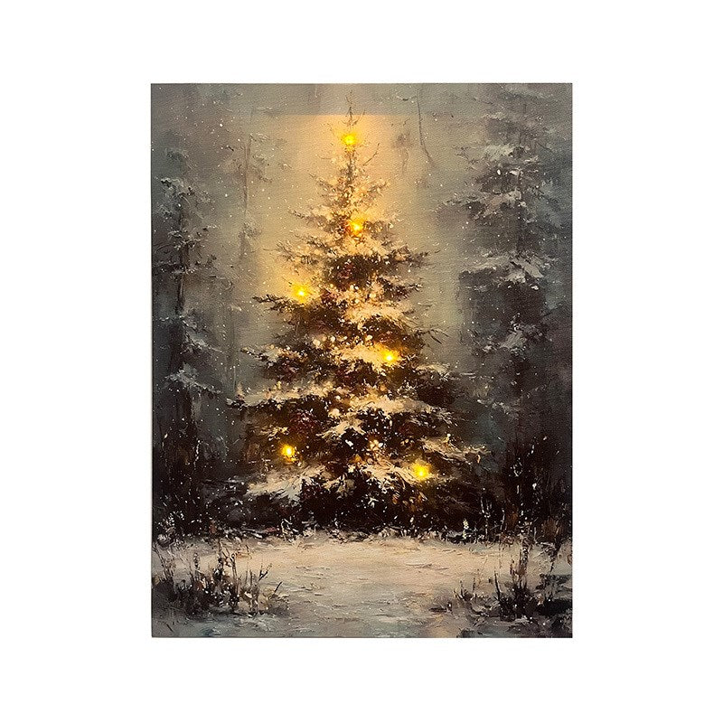 Snowy Tree LED Art
