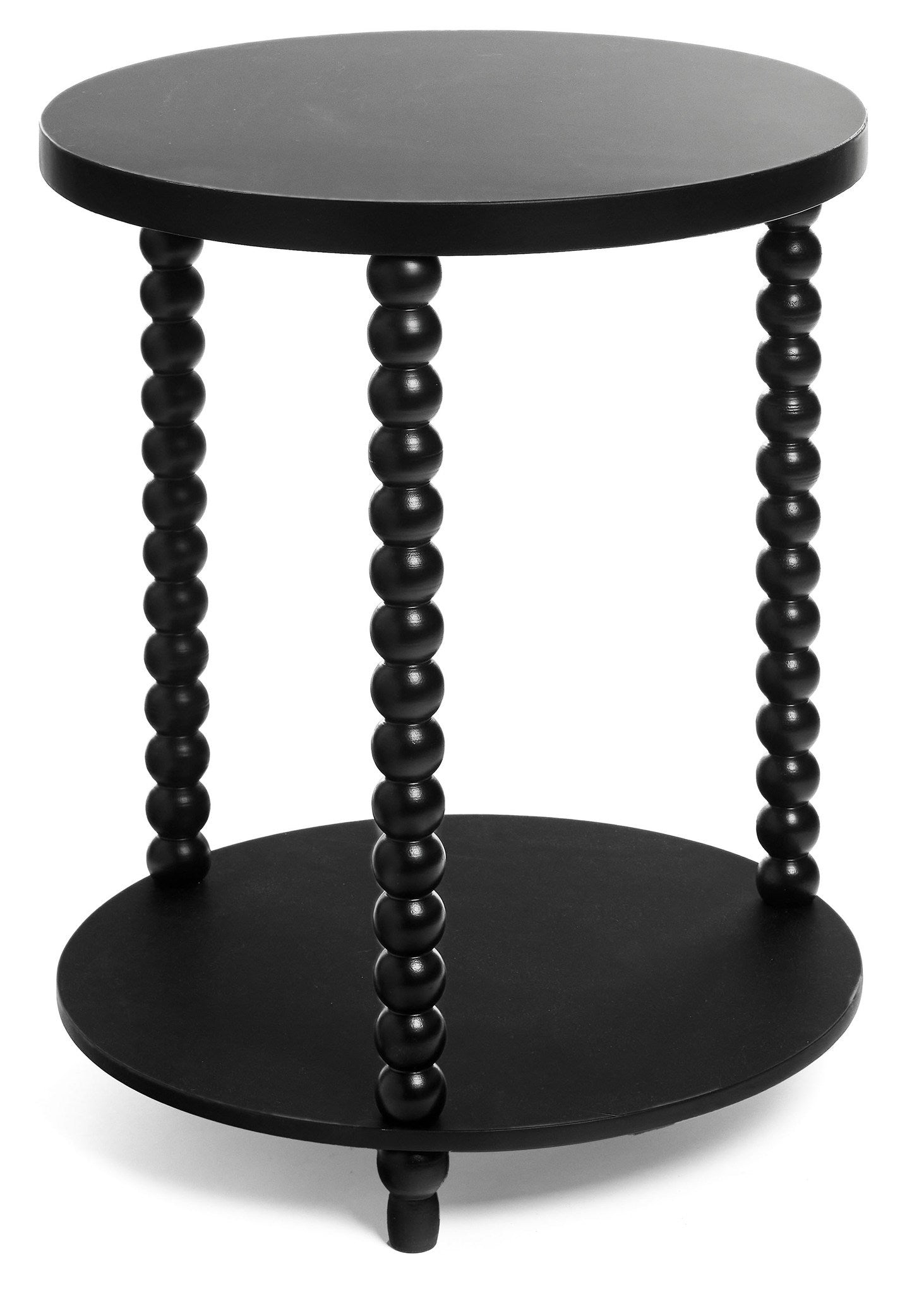 Table Wide Round Black