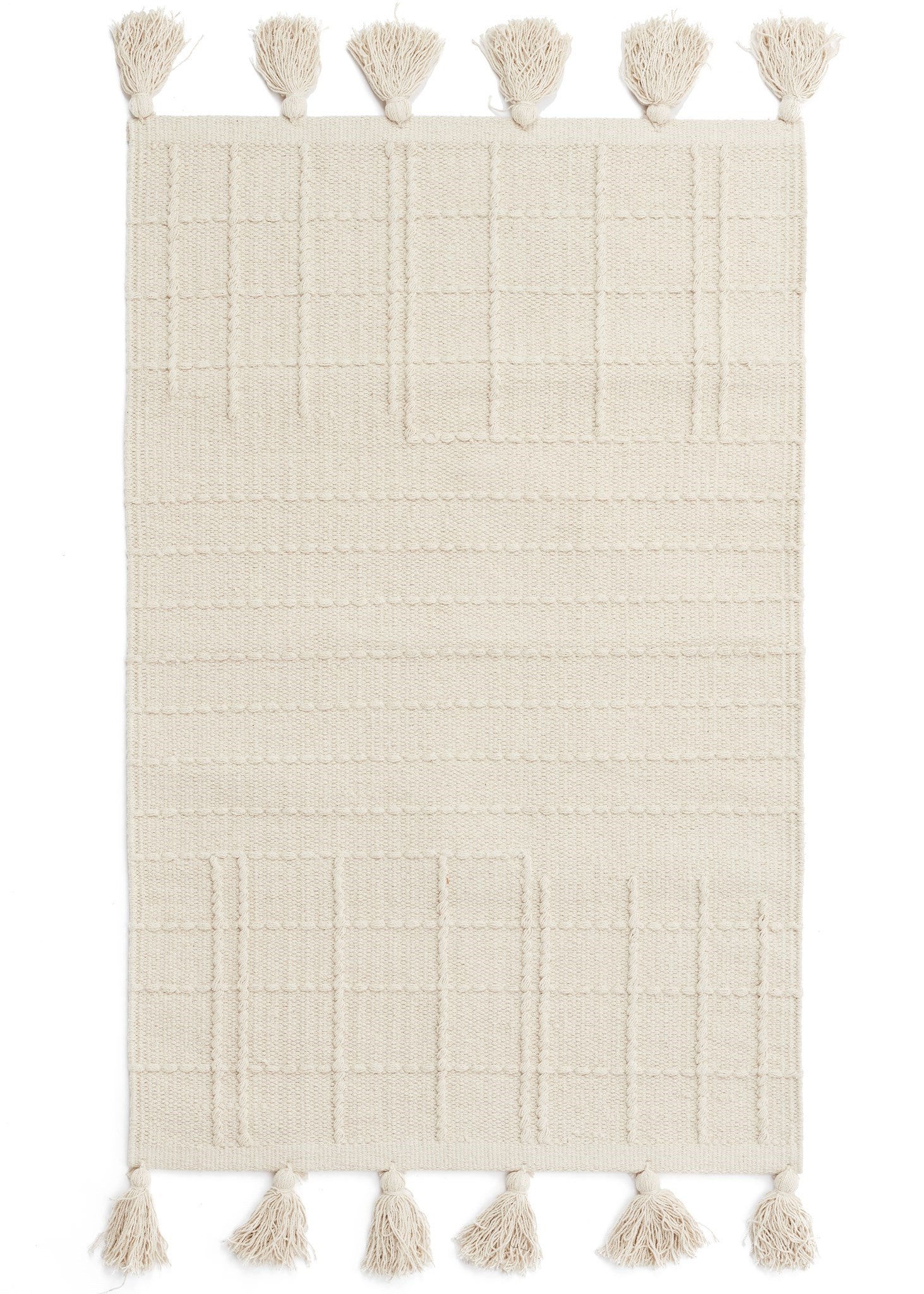 Rug Hand Woven 24x36 Natural