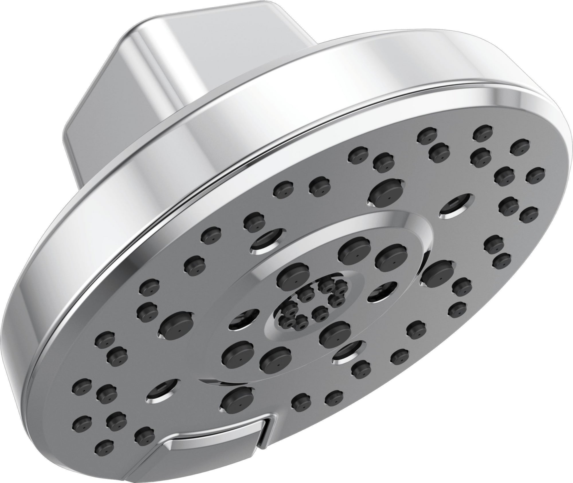 4-FUNCTION RAINCAN SHOWERHEAD WITH H2OKINETIC TECHNOLOGY