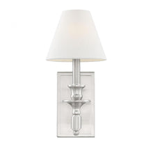 Load image into Gallery viewer, Washburn 1-Light Wall Sconce in Satin Nickel
