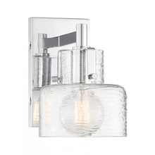 Load image into Gallery viewer, Dover 1-Light Wall Sconce in Chrome

