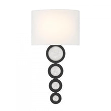 Load image into Gallery viewer, Marseille 1-Light Wall Sconce in Matte Black
