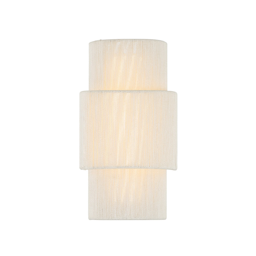 Balthazar LED Wall Sconce in Natural Abaca