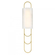 Load image into Gallery viewer, Tartine 1-Light LED Wall Sconce in Warm Brass

