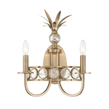 Load image into Gallery viewer, Hearst 2-Light Wall Sconce in Noble Brass
