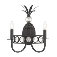 Load image into Gallery viewer, Hearst 2-Light Wall Sconce in Black Tourmaline

