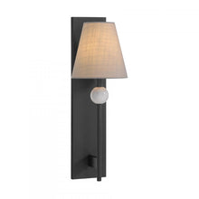 Load image into Gallery viewer, Travis 1-Light Wall Sconce in Matte Black
