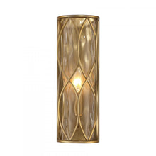 Load image into Gallery viewer, Snowden 1-Light Wall Sconce in Burnished Brass
