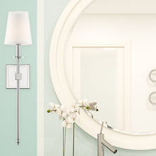Load image into Gallery viewer, Monroe 1-Light Wall Sconce in Polished Nickel
