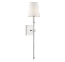 Load image into Gallery viewer, Monroe 1-Light Wall Sconce in Polished Nickel
