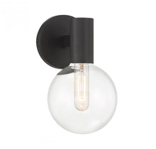 Load image into Gallery viewer, Wright 1-Light Wall Sconce in Matte Black
