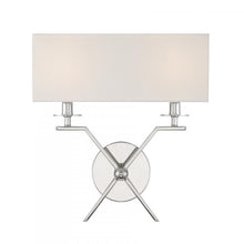 Load image into Gallery viewer, Arondale 2-Light Wall Sconce in Polished Nickel
