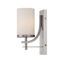 Load image into Gallery viewer, Colton 1-Light Wall Sconce in Satin Nickel
