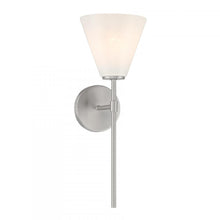 Load image into Gallery viewer, Blair 1-Light Wall Sconce in Satin Nickel
