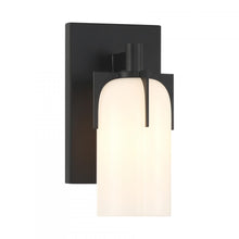 Load image into Gallery viewer, Caldwell 1-Light Wall Sconce in Matte Black
