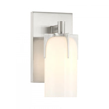 Load image into Gallery viewer, Caldwell 1-Light Wall Sconce in Satin Nickel
