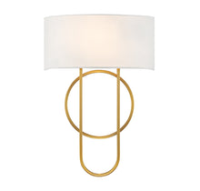 Load image into Gallery viewer, Tempe 2-Light Wall Sconce in Warm Brass
