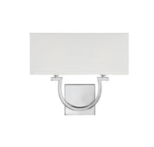 Load image into Gallery viewer, Rhodes 2-Light Wall Sconce in Polished Nickel
