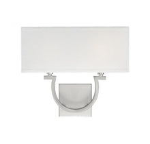 Load image into Gallery viewer, Rhodes 2-Light Wall Sconce in Satin Nickel
