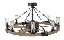 Load image into Gallery viewer, Sawyer 36" with 28" LED Smart Fandelier - Black
