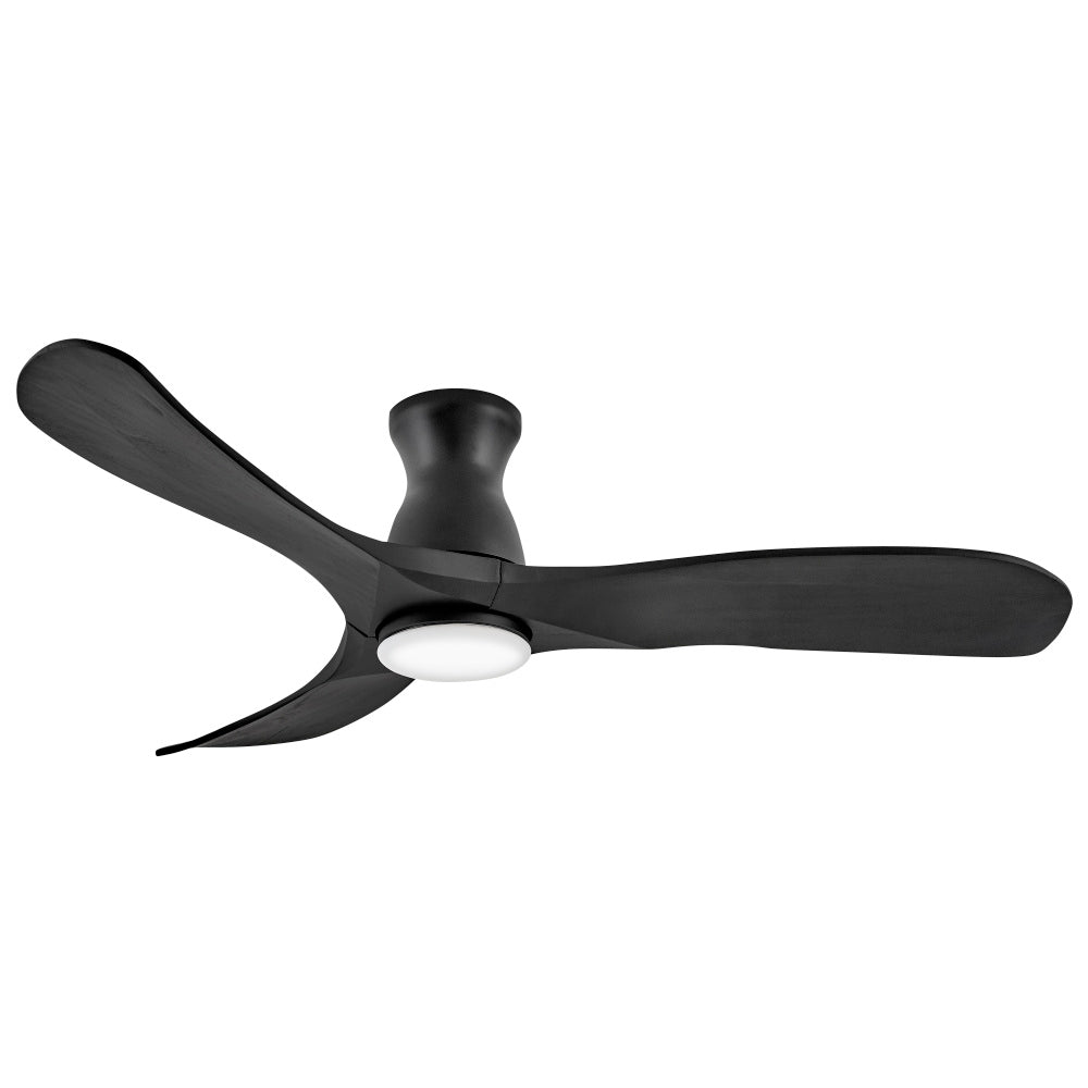 Swell Flush Illuminated 56" LED Smart Fan - Black