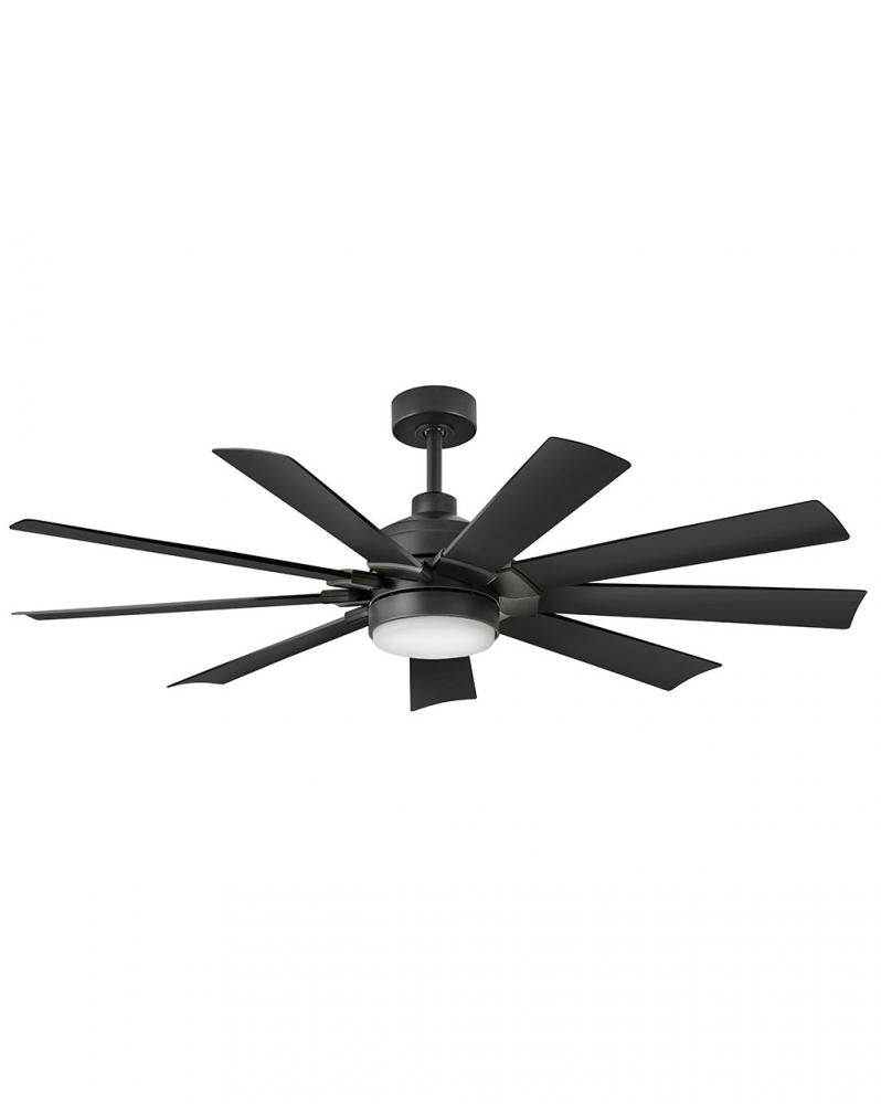 Turbine 60" LED Smart Fan - Black
