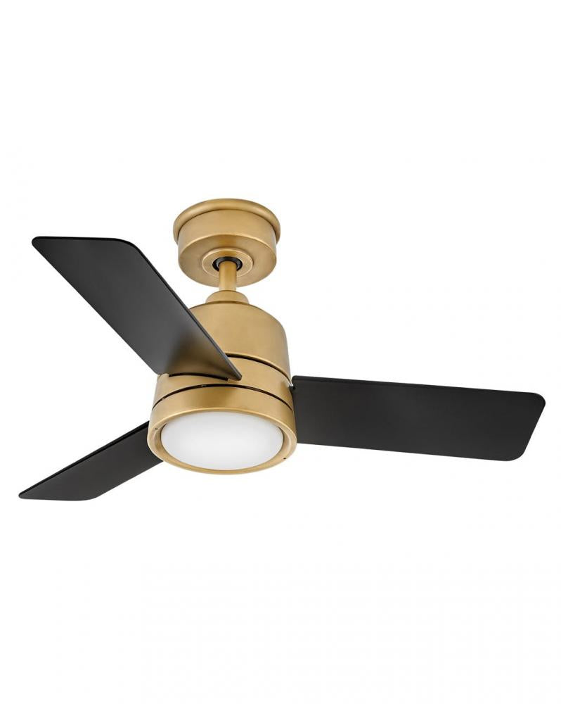 Chet 36" LED Fan - Black|Brass|White
