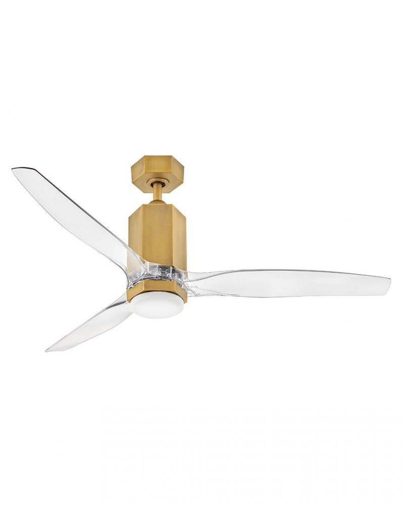 Facet 52" LED Dual Mount Smart Fan - Brass