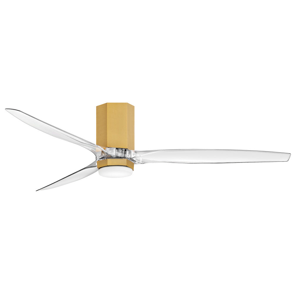 Facet 60" LED Smart Fan - Brass