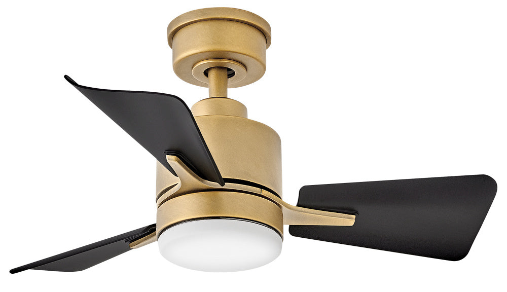 Atom 30" LED Fan - Brass
