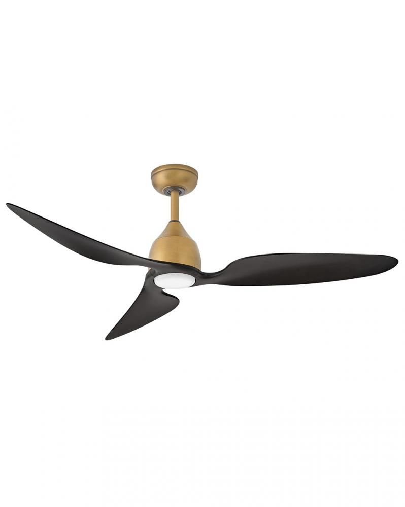 Azura 52" LED Smart Fan - Brass