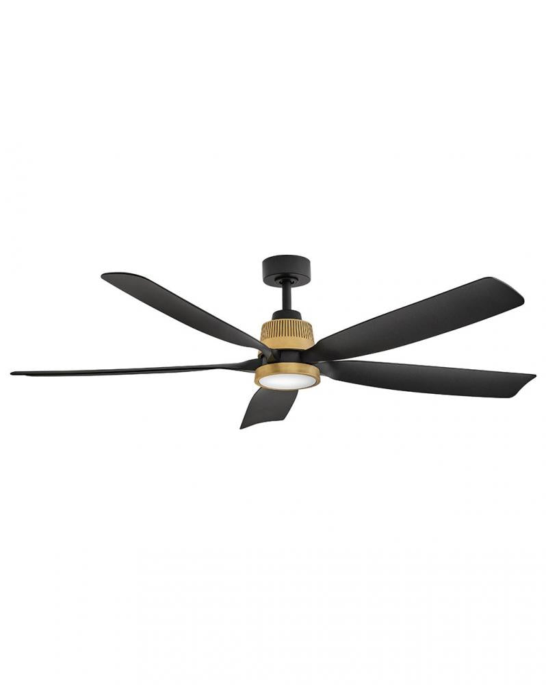 Bodin 64" LED Smart Fan - Brass