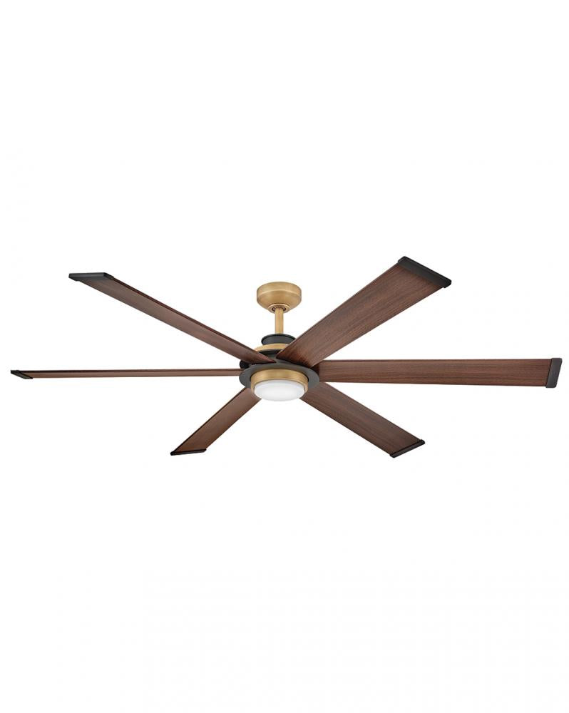 Andros 64" LED Smart Fan - Brass