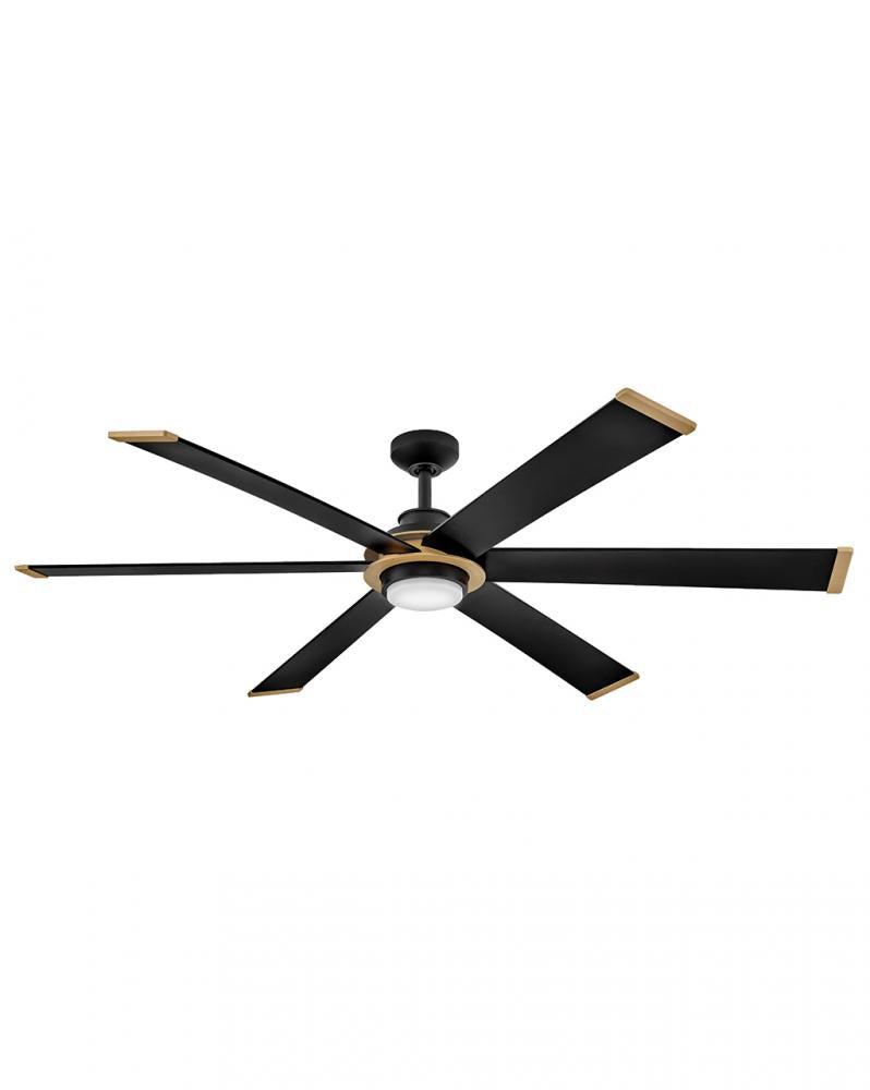Andros 64" LED Smart Fan - Black
