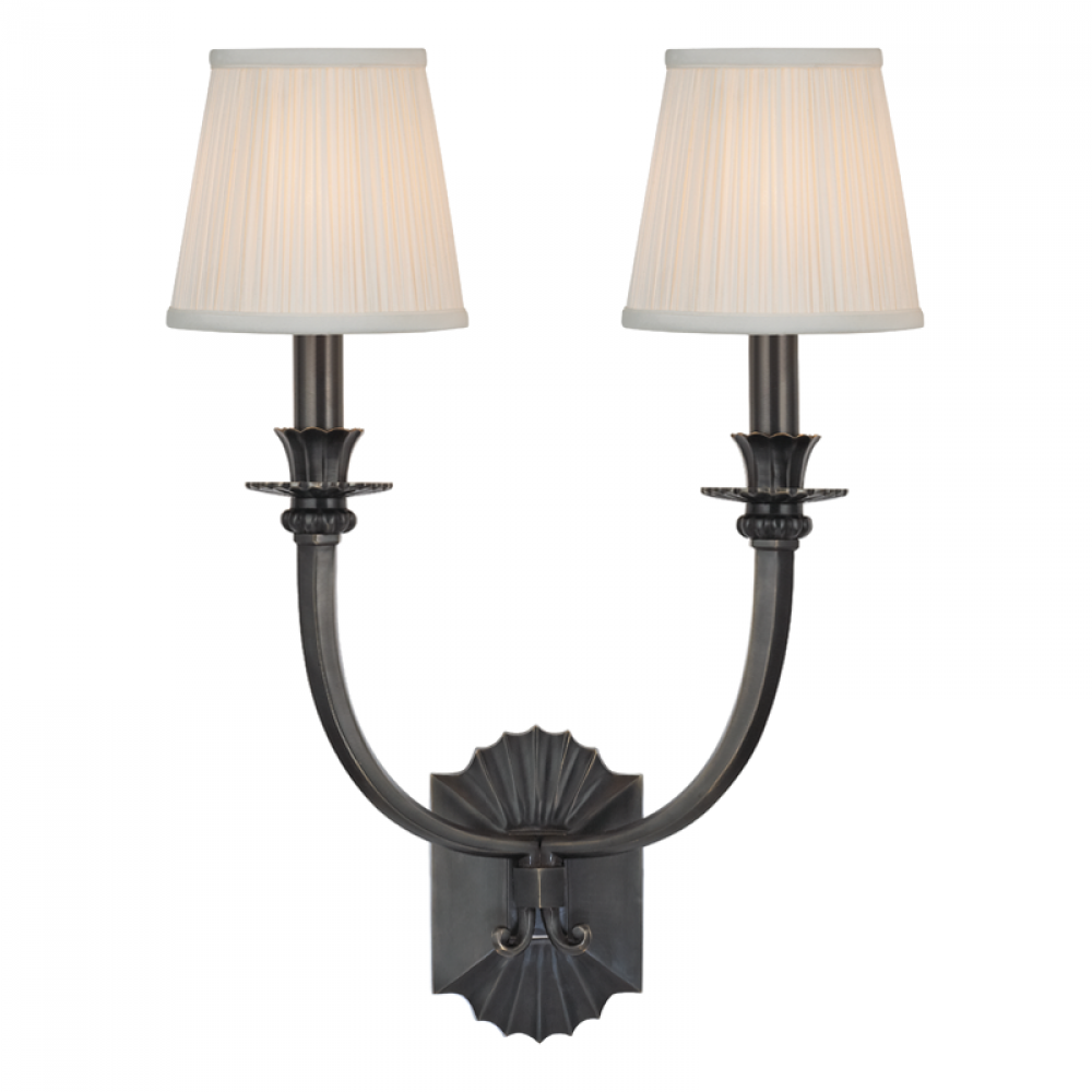 2 LIGHT WALL SCONCE