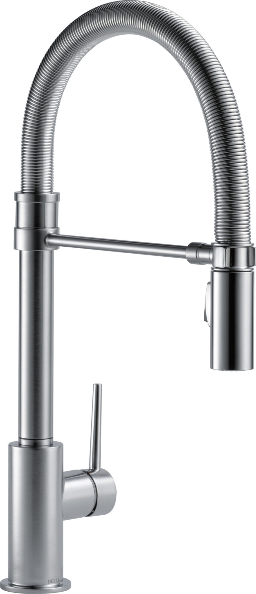 SINGLE HANDLE PULL-DOWN KITCHEN FAUCET WITH SPRING SPOUT