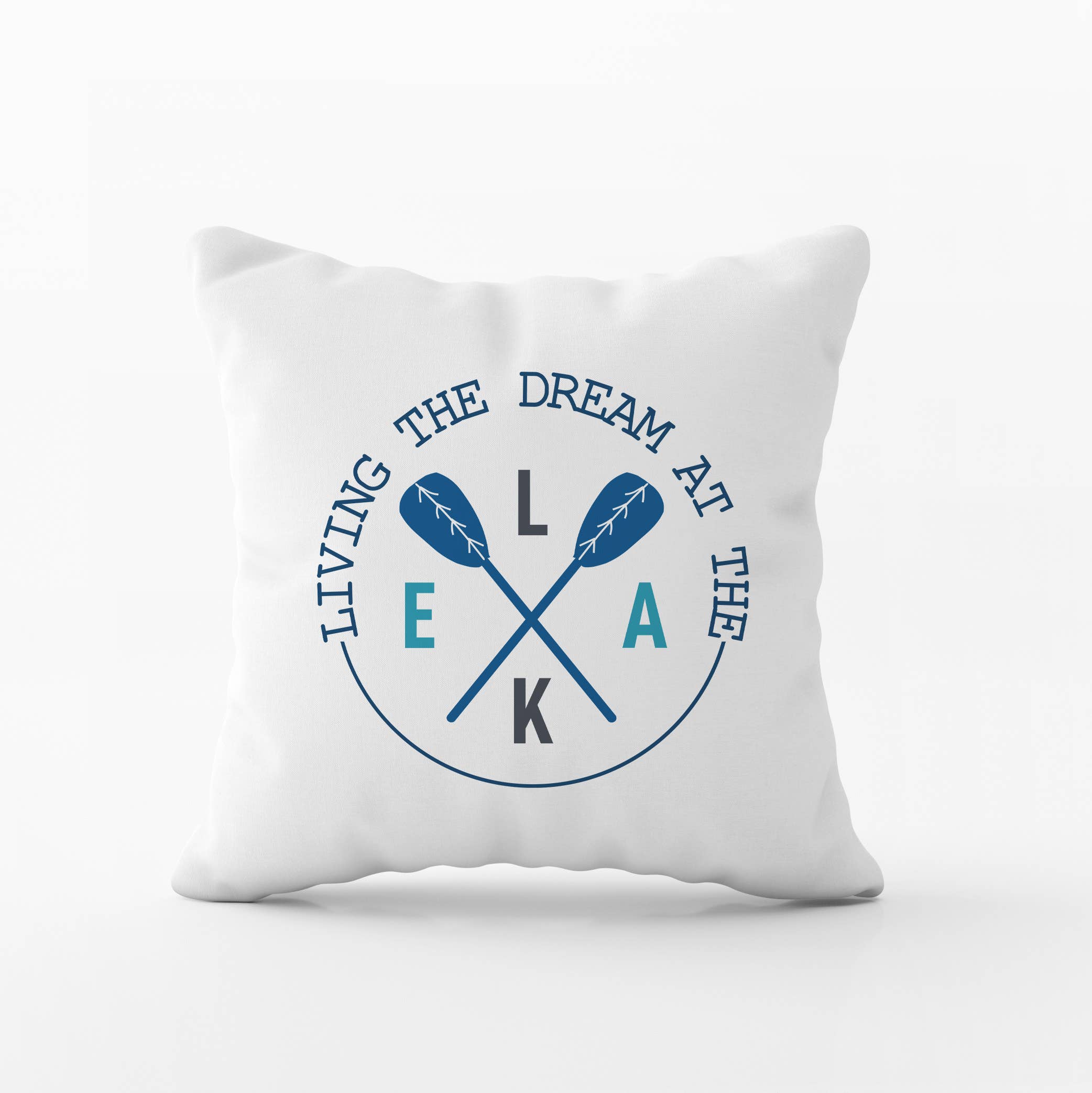 Living Lake Dream Pillow, Lake House Decor, Throw Pillow