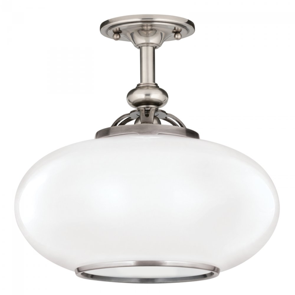 1 LIGHT SEMI FLUSH