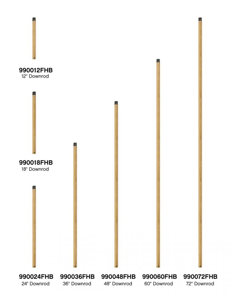 60" Downrod - Brass