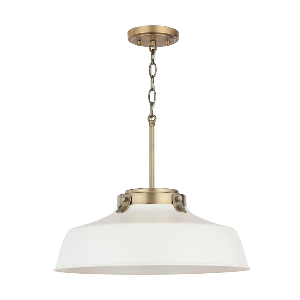 1-Light Metal Pendant