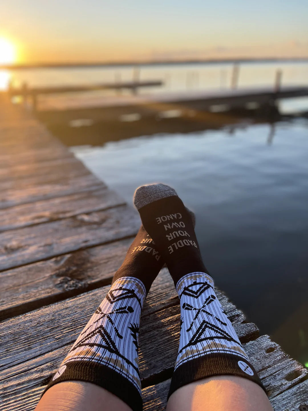 Cabin Socks - Paddle Your Own Canoe