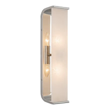 Load image into Gallery viewer, Abbott 19-in Polished Nickel/Alabaster 2 Lights Wall/Vanity
