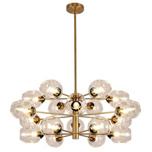 Load image into Gallery viewer, 18LT Halogen Chandelier, VB w/ Champagne Glass
