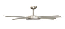 Load image into Gallery viewer, LOPRO 52 in. Black DC motor Ceiling Fan - Satin Nickel with matching blades

