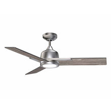 Load image into Gallery viewer, TRITON-44 44 in. Black &amp; Satin Nickel Ceiling Fan - Satin Nickel
